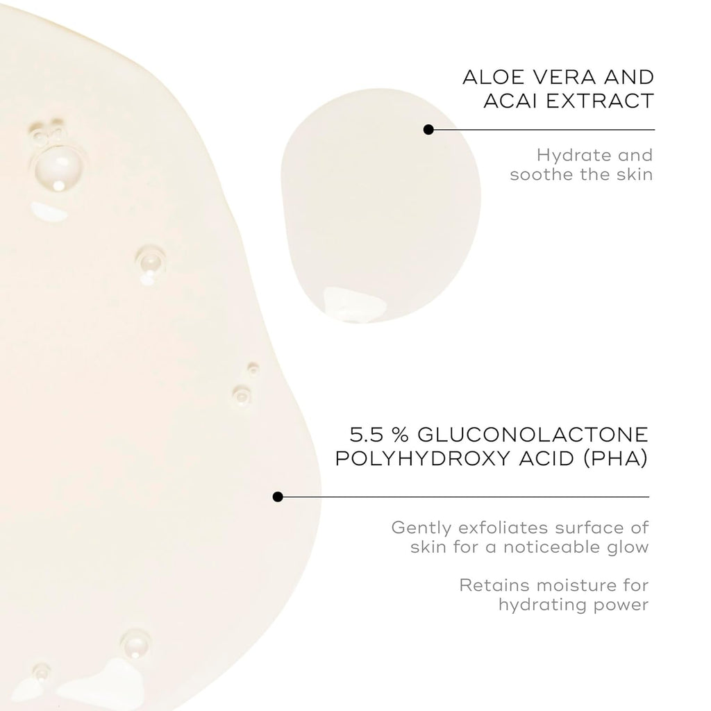 Medik8 Press and Glow Daily Exfoliating PHA Tonic with Enzyme Activator - Polyhydroxy Acid Face Toner - Gentle and Cleansing Face Tonic - 6.7 oz